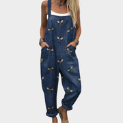Overol estampado ultraconfortable y a la moda