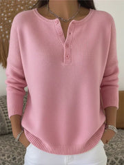 Helena | Suéter Tejido con Botones Henley