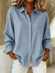 Jimena | Camisa de Rayas con Botones