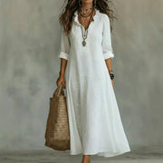 Sienna™ | Vestido de verano floral que disimula el abdomen