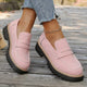 Elsa | Mocasines con Plataforma Estilo College