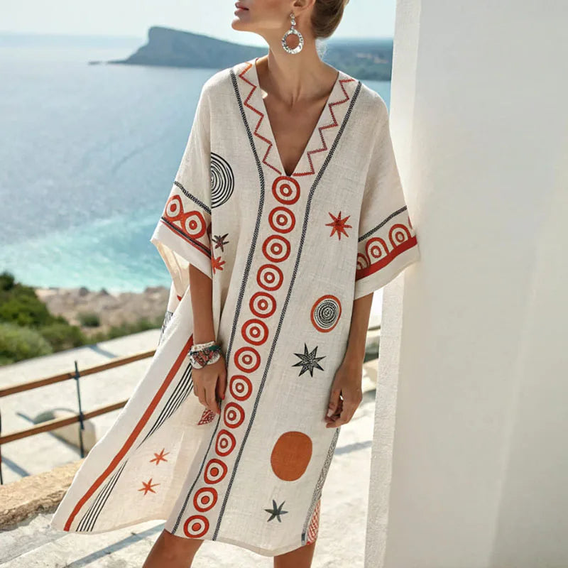 Vestido de playa Seda