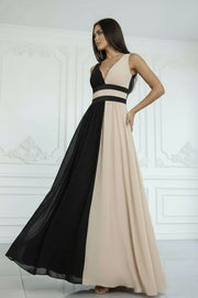 Vestido Laura Bicolor