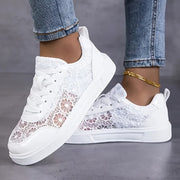 Dentelle | Tenis de Encaje Floral