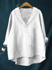 Samantha | Blusa de lino elegante para el verano