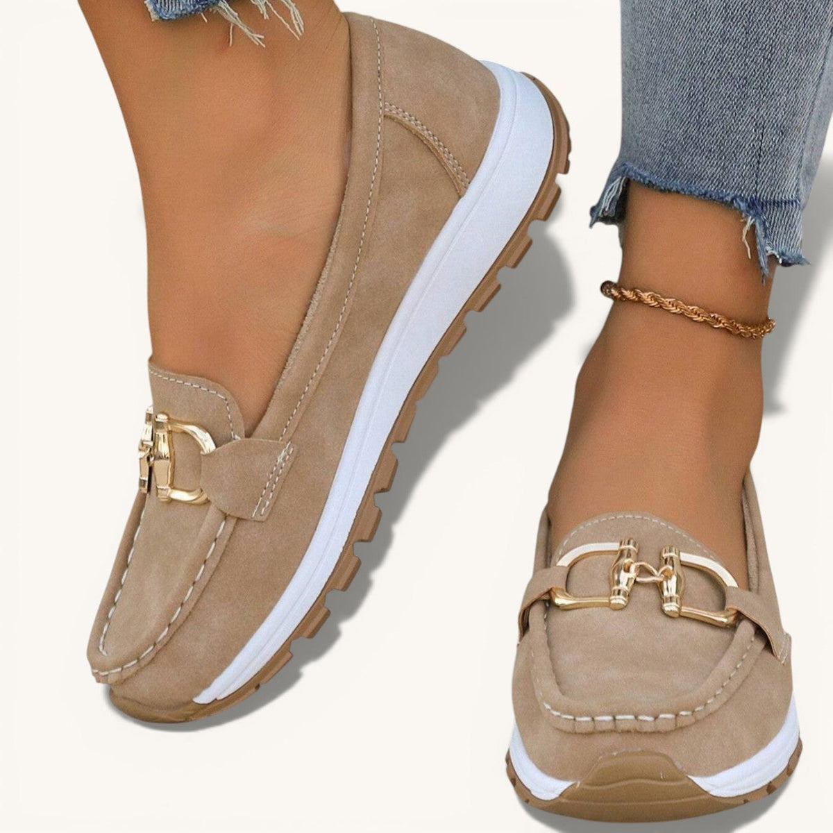 Daniela | Mocasines con plataforma y hebilla