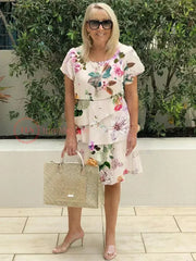 Lola - Vestido Floral con Volantes