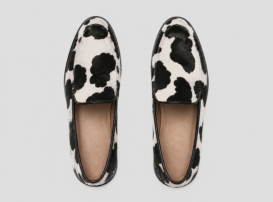 Becca – Zapatos con estampado de vaca