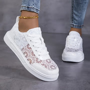 Dentelle | Tenis de Encaje Floral