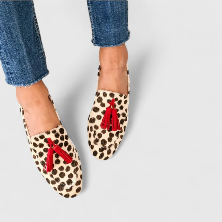 Simona | Mocasín Leopardo Confort