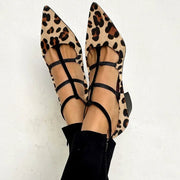 Franca | Zapatos con tacón y correa de leopardo