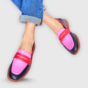 Giuliana | Mocasines en colores de contraste