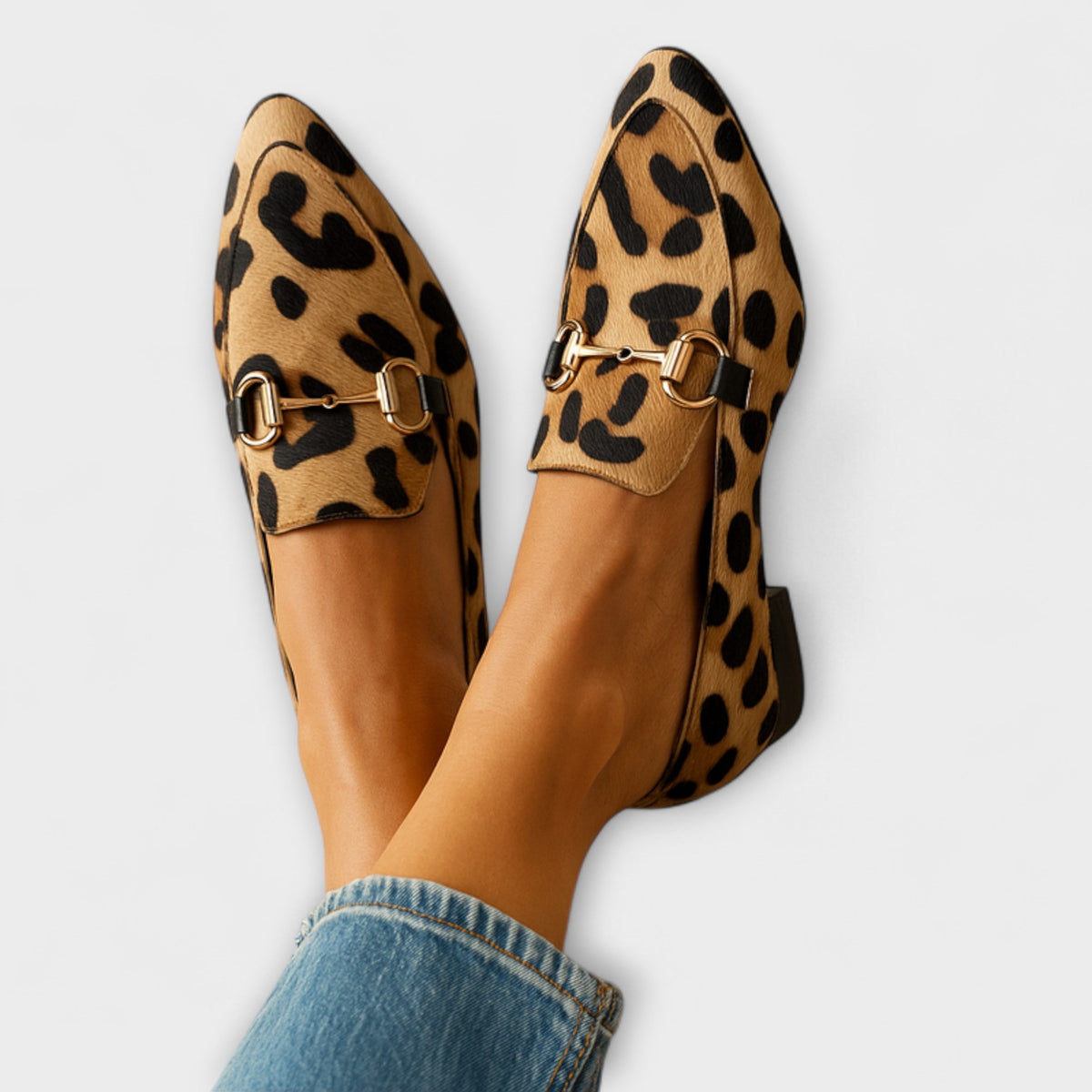Virginia | Balerina Animal Print con Hebilla