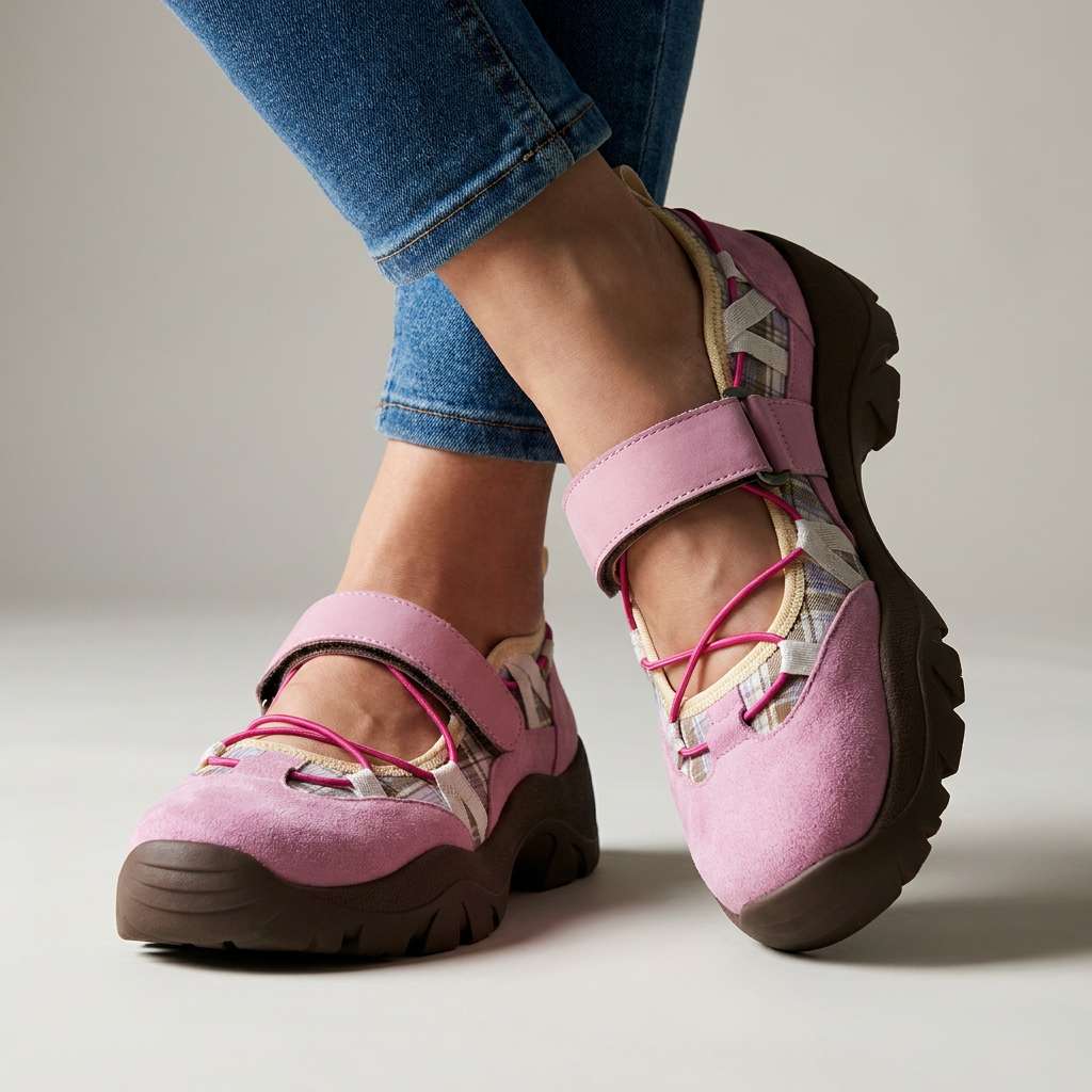 Chiara | Zapatos Cómodos para Caminar de Gamuza