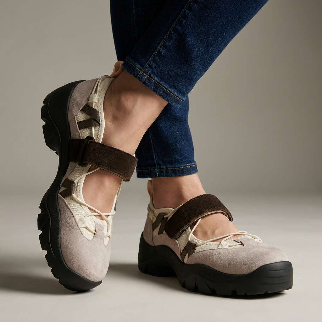 Chiara | Zapatos Cómodos para Caminar de Gamuza