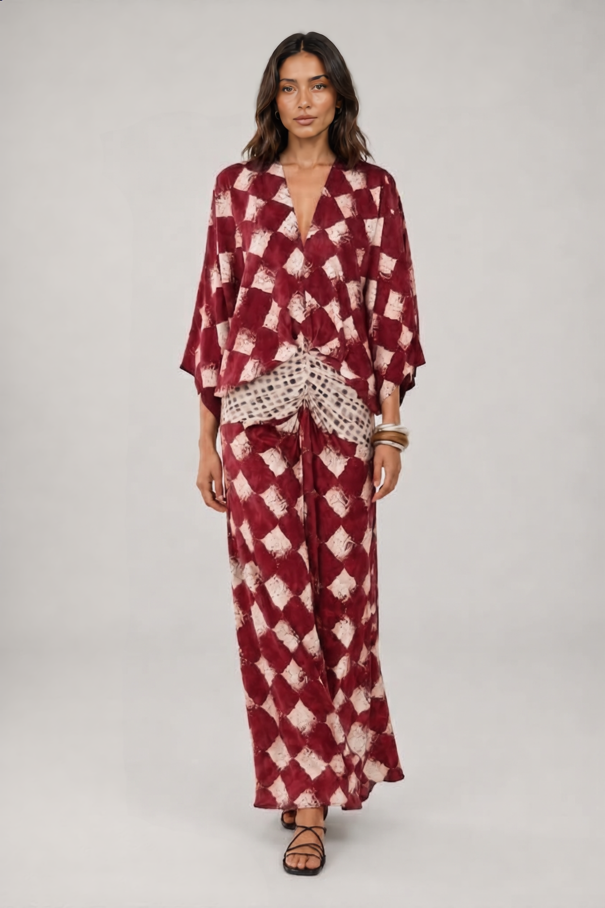 Maelia | Vestido maxi estampado mosaico